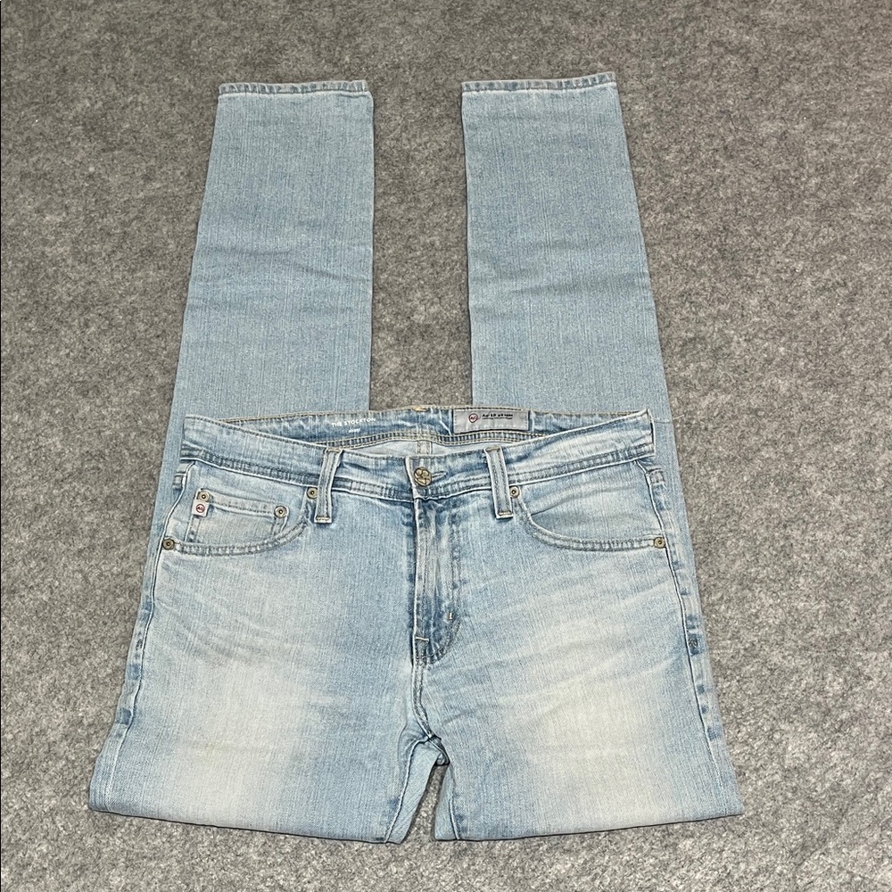 AG Adriano Goldschmied Light Wash The Stockton Skinny Jeans